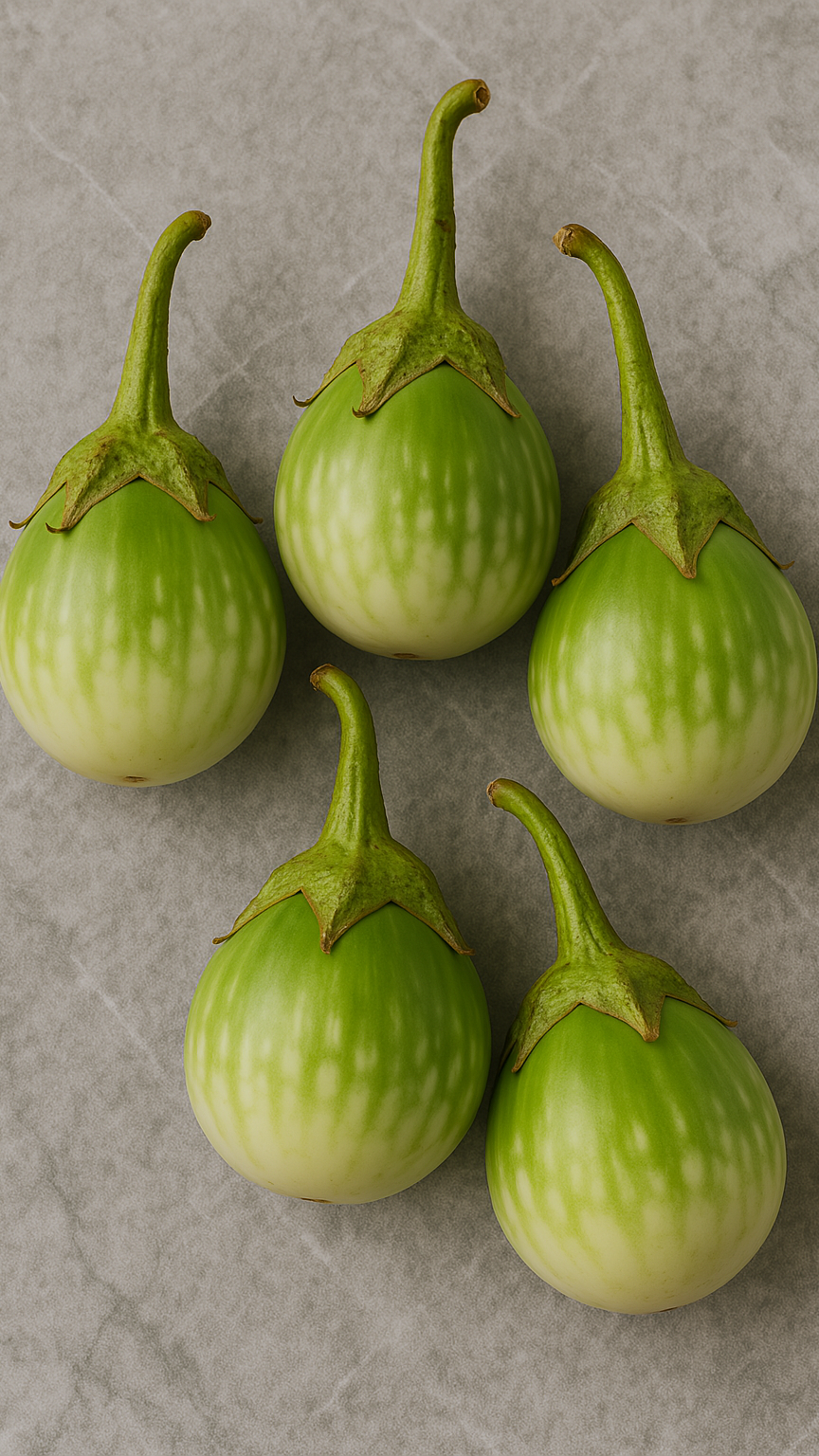 Organic Long Green Brinjal