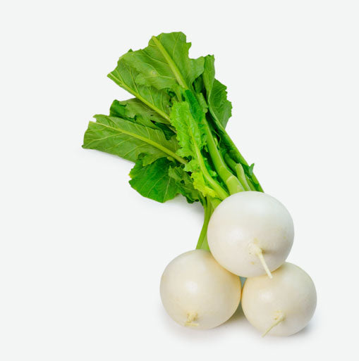 Organic Baby White Turnips